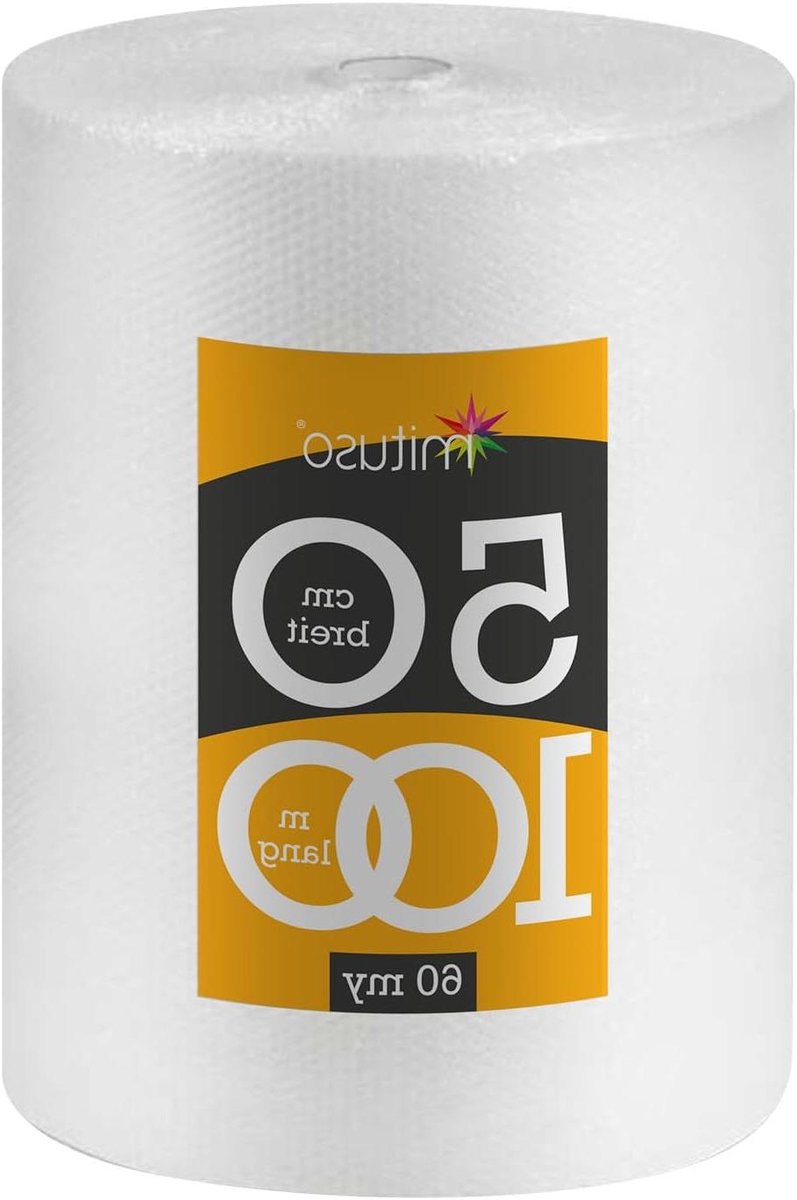 Noppenfolie - Verhuisdozen Beschermfolie - Voorwerpen Beschermen - 100% Recyclebaar Materiaal - 50 cm x 100 m - Transparant