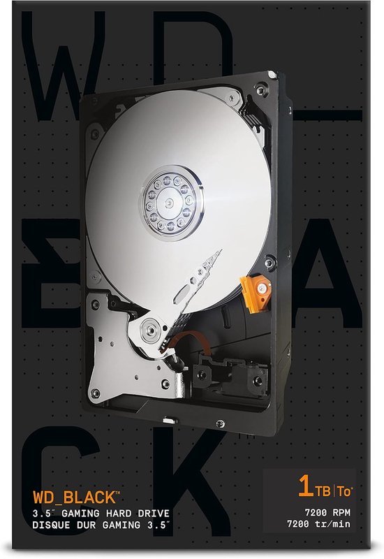 Interne Harde Schijf - HDD Opslag - Computer Uitbreiding - Hoge Snelheid - 35 inch - Zwart van Interne Harde Schijf — afbeelding 2