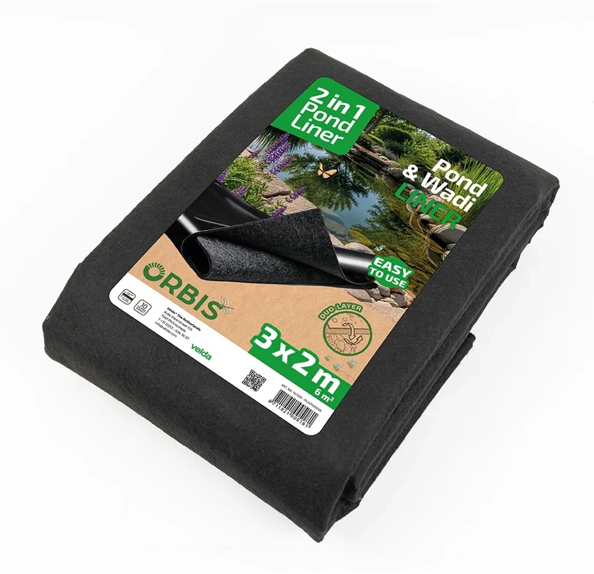 Orbis Vijverfolie 2-in-1 met Onderdoek