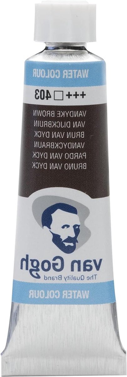 Aquarelverf Tube - Waterverf Kunstenaarsverf - Schilderen Thuis - Hoge Kleurkracht - 10 ml - Van Dijckbruin