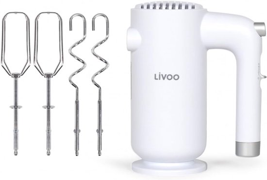 Krachtige Elektrische Handmixer met 5 Snelheden en Accessoires van Merkloos — afbeelding 2