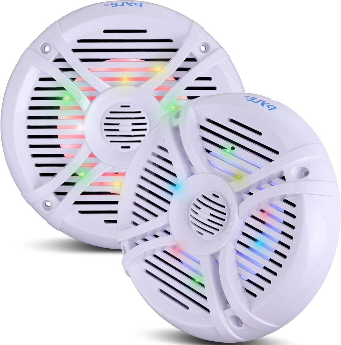 Marine Luidsprekers - Waterdichte Speakers Buiten - Muziek Luisteren Buiten - Met LED Lichten - 165 cm - Wit