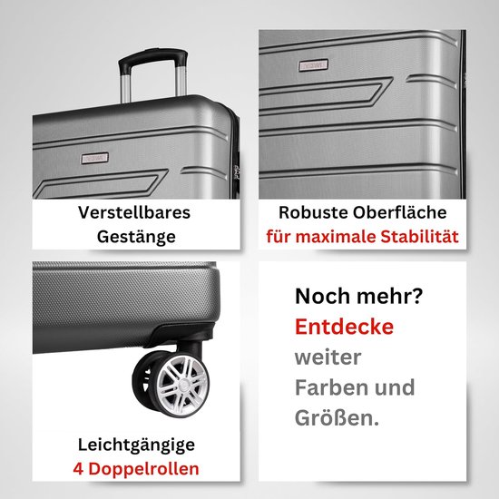 Trolley 4 wielen - Golftas trolley - Golfuitrusting vervoeren - Lichtgewicht frame - 75 cm - Zwart — afbeelding 5