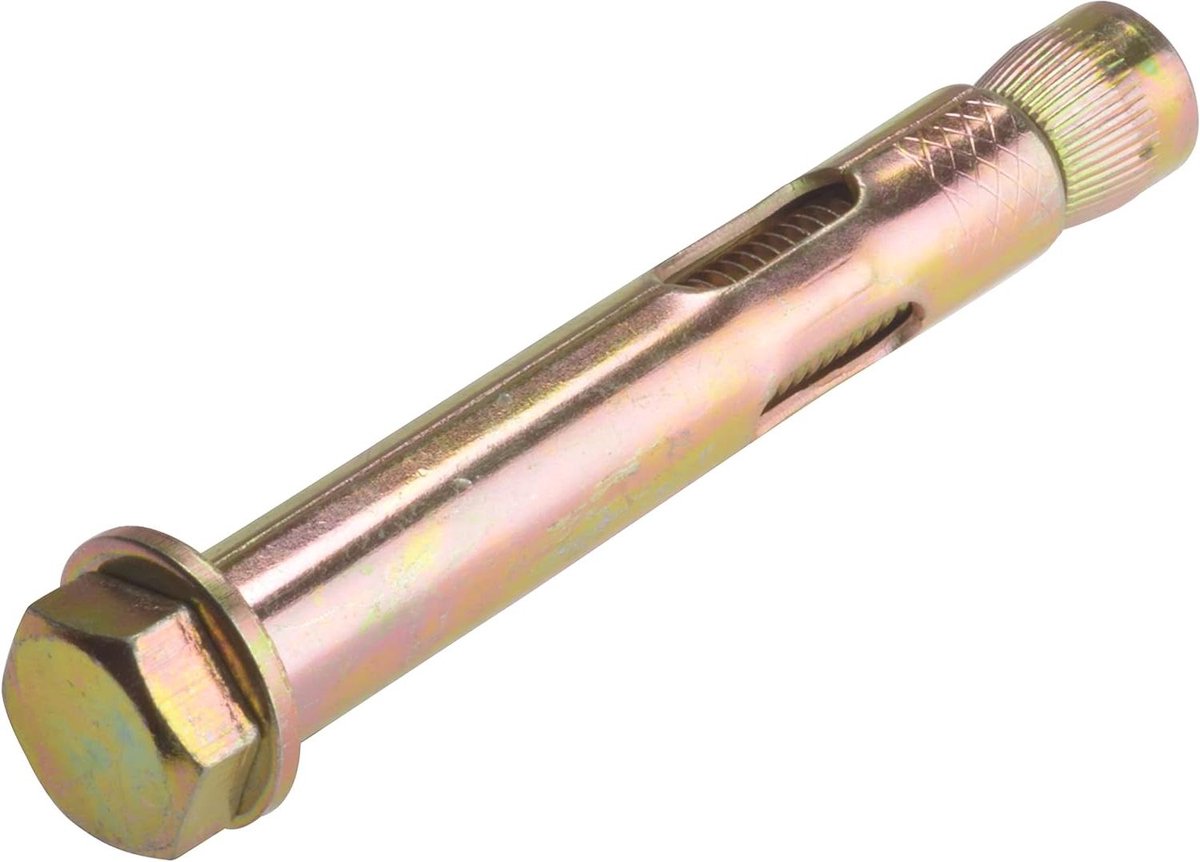Mouwankers Set - Buisankers Bevestiging - Stevig Bevestigen - Corrosiebestendig Geel - M8 x 85 mm - Geel