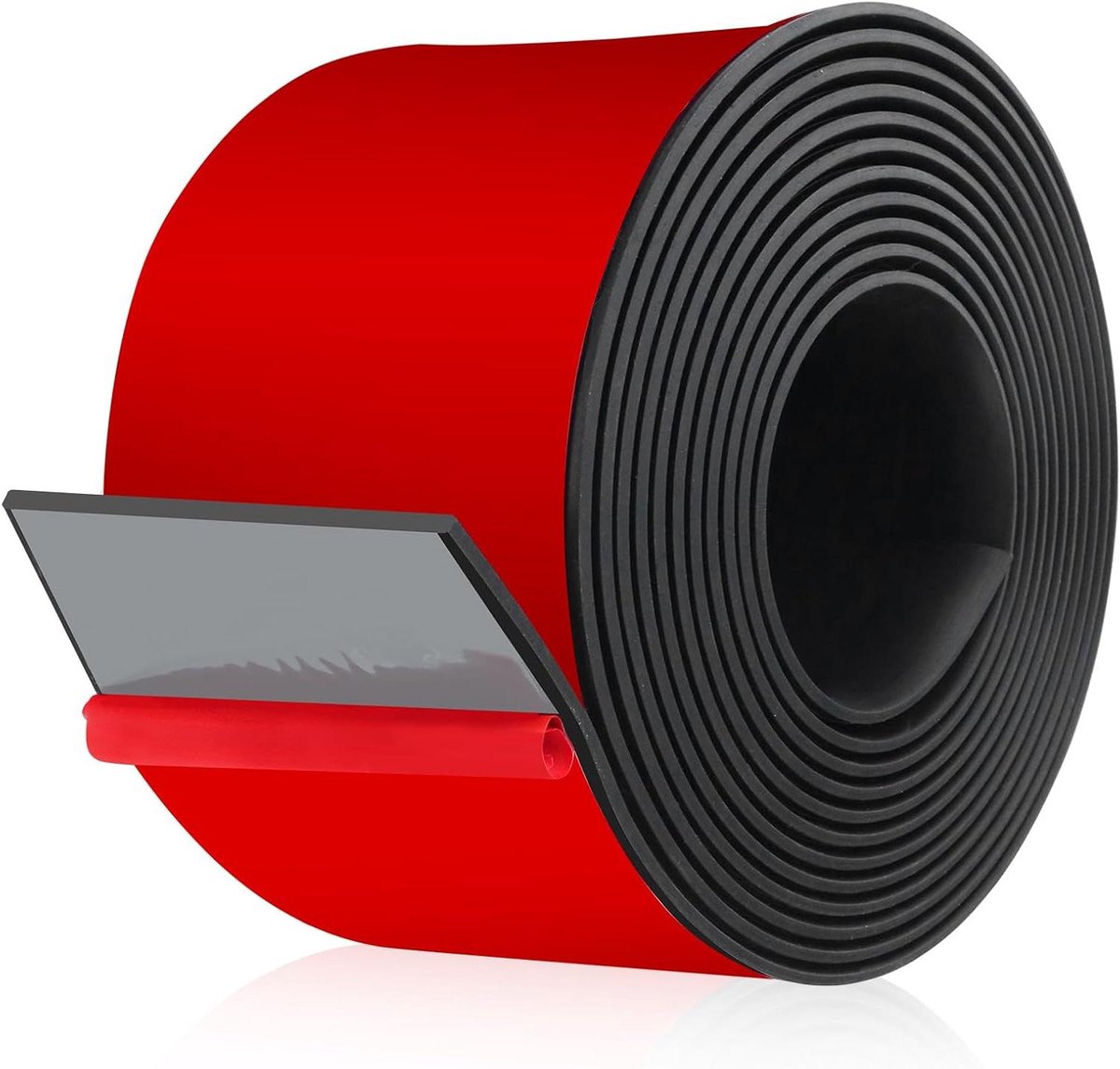 Zwarte Massief Rubber Strip op Rol voor Afdichting en Trillingsdemping, 3m x 100mm x 1.5mm