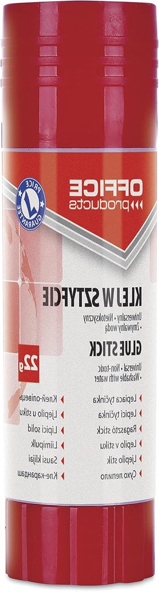 Lijmstift - Papierlijm - Knutselen op school - Zonder oplosmiddelen - 22 gram - Wit