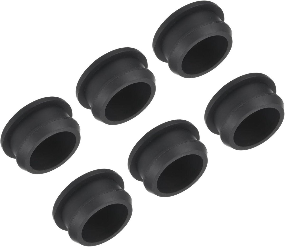 Rubberen Afdichtstoppen - Gatpluggen Siliconen - Waterdichte Afdichting - Hoge Elasticiteit - 25 mm Diameter - Zwart