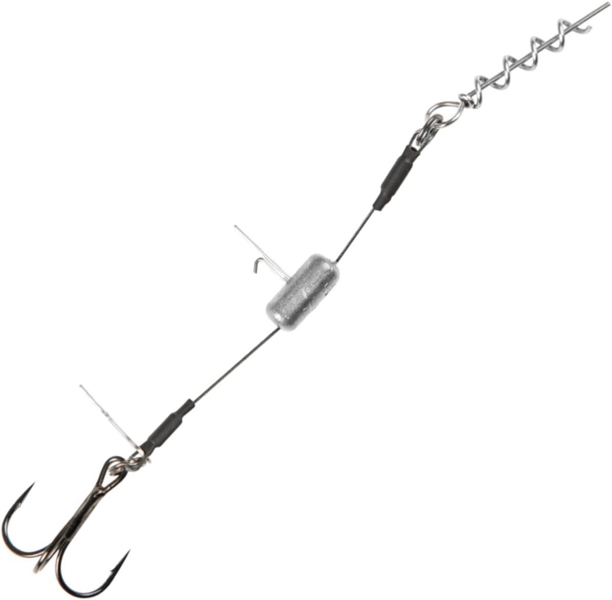Kunstaas Harnassen - Vistuig - Vissen - 35kg Titanium Draad - 35g - Zwart