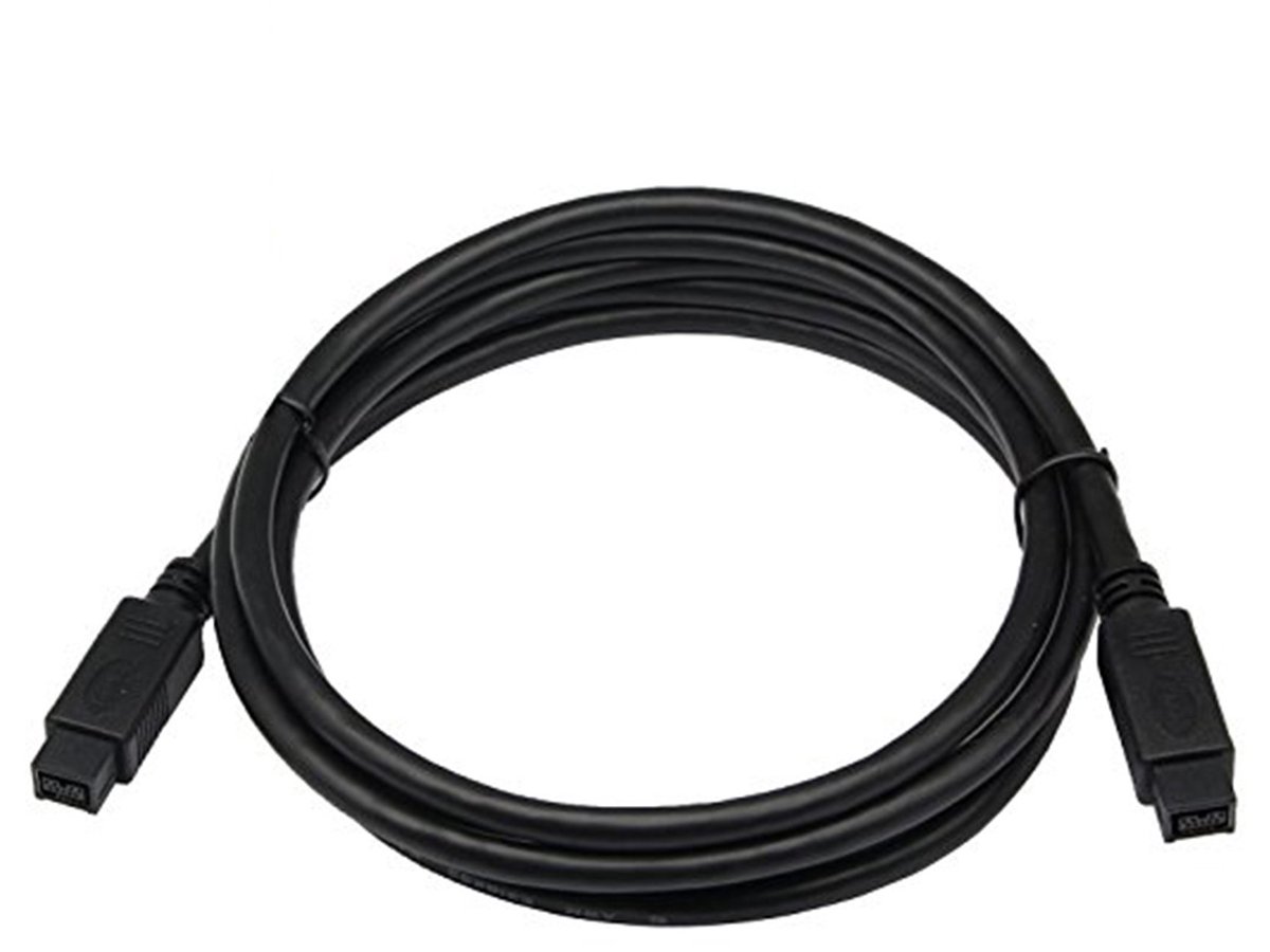1.8M FireWire 800 zwarte kabel 9-pins naar 9-pins - IEEE 1394B (voor Mac en PC)