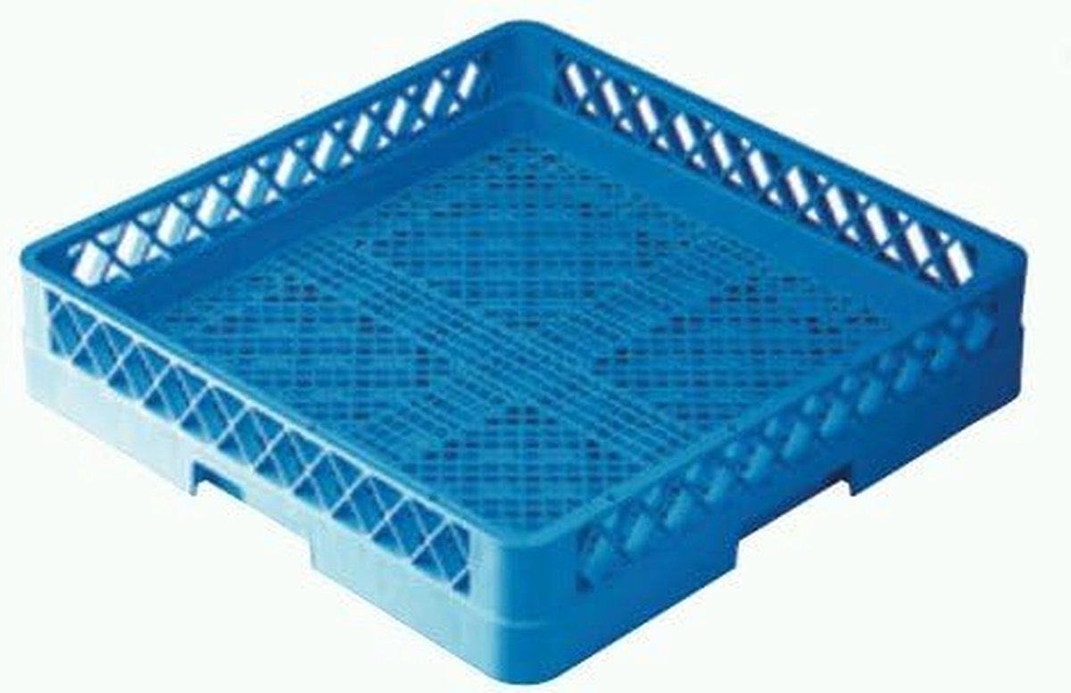 Vaatwassermand Bestekmand Bestekkorf Vaatwasser Bestek Reinigen Gastronomiekwaliteit 50 x 50 cm Blauw