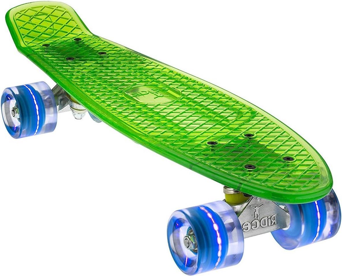 Mini Cruiser Skateboard Cruiserboard Skateboard Stad Cruisen Helder Polycarbonaat Dek 55 cm