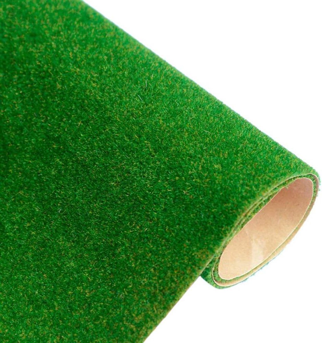 Kunstgras Mat - Miniatuur Gras - Decoratie Tuin - Realistisch Ontwerp - 100x40 cm - Donkergroen