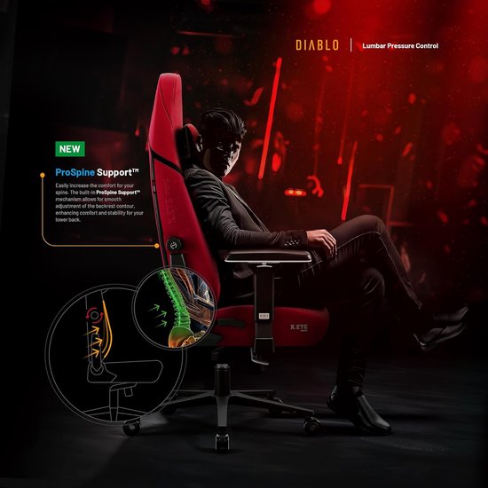 Ergonomische Gaming Stoel met Koeltechnologie, Verstelbare Voorkant en 4D Armleuningen | Max 140 kg — afbeelding 5