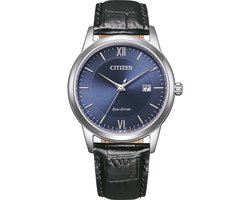 Citizen AW1780-17L Horloge - Leer - Zwart - Ø 40 mm