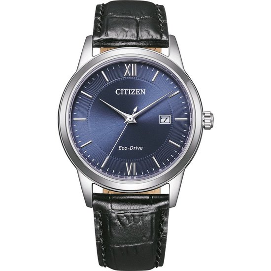 Citizen AW1780-17L Horloge – Leer – Zwart – Ø 40 mm