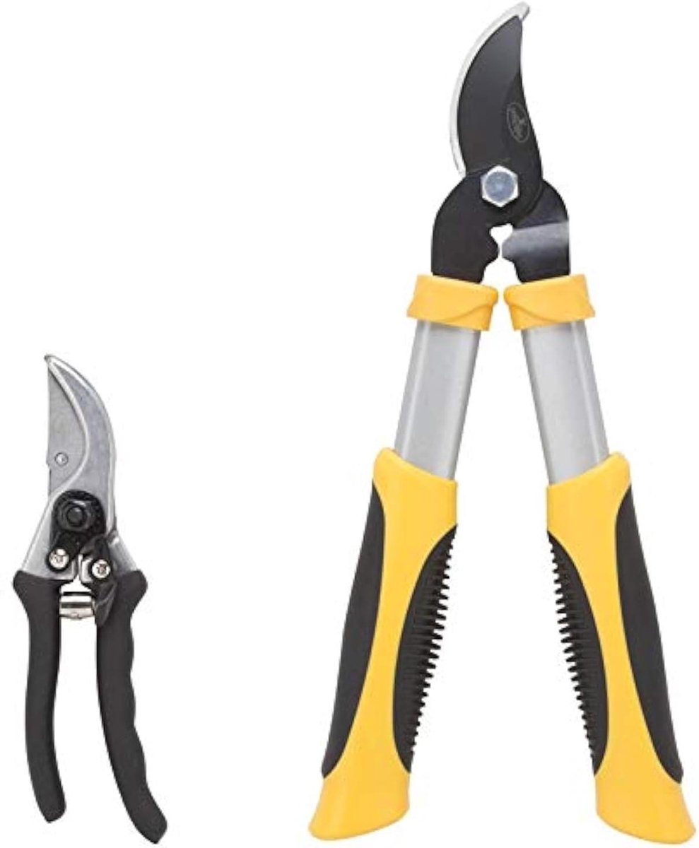 Takkenschaar Snoeischaar - Tuinonderhoud Set - Snoeien Van Takken - Heavy Duty Staal - 1 1/2 Inch - Zwart