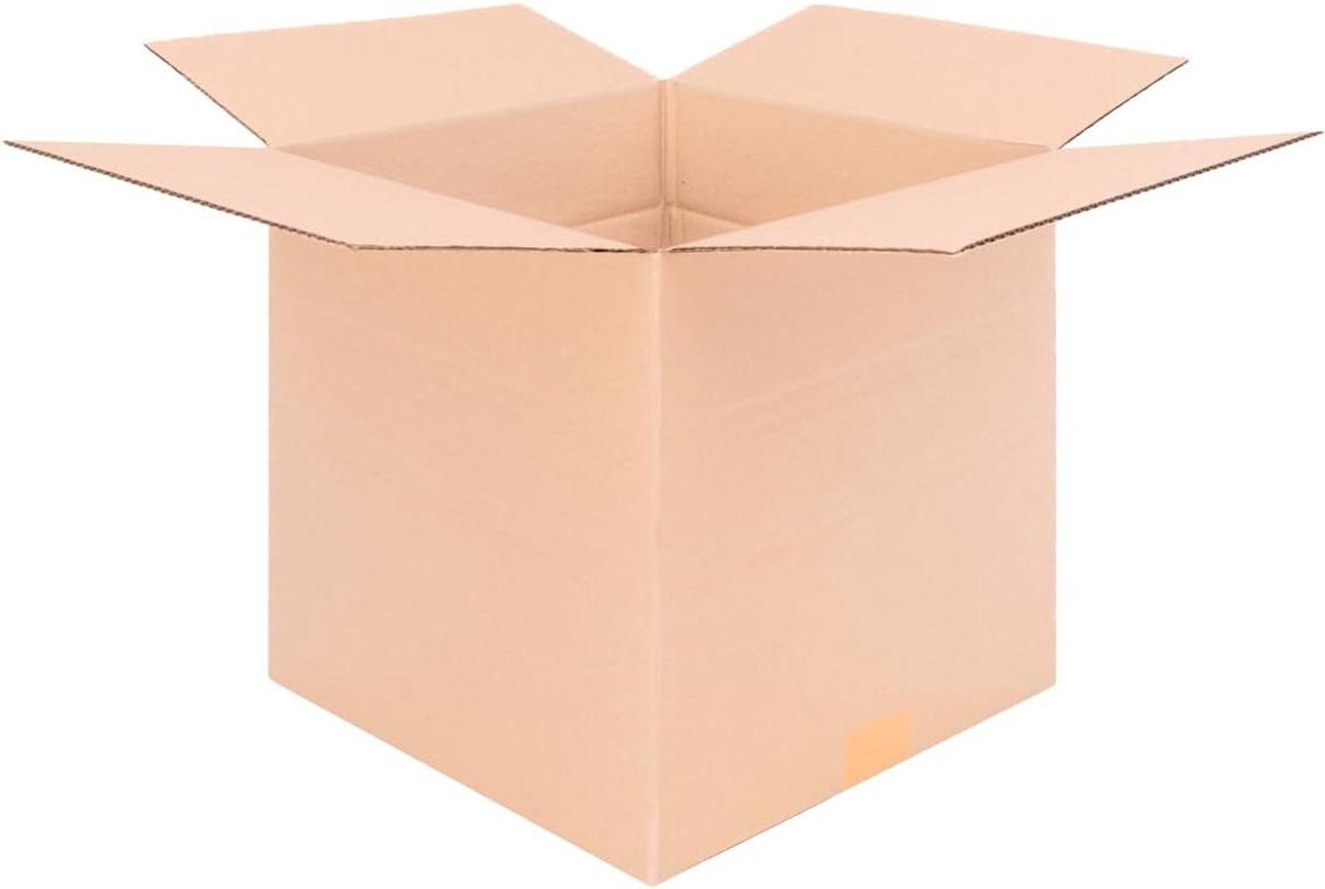 100 Stuks Verhuisdozen en Verzenddozen 300x300x300 mm, 1-Golf Karton voor Pakketpost