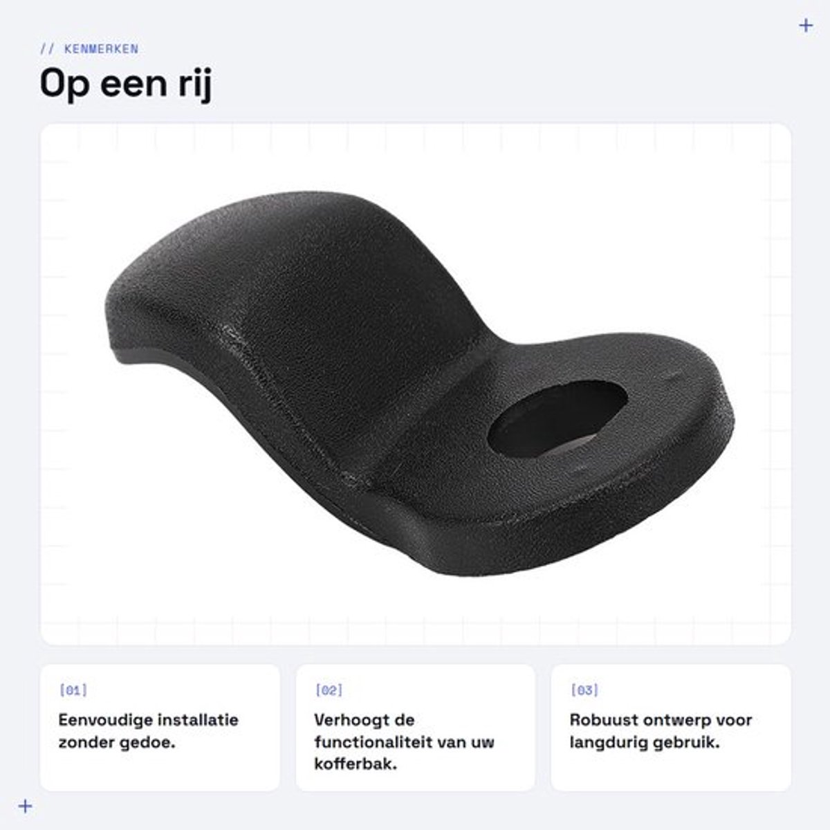 Jhubersproducts - Auto Achterklep Kofferbak Deur - Glas Grip Handvat
