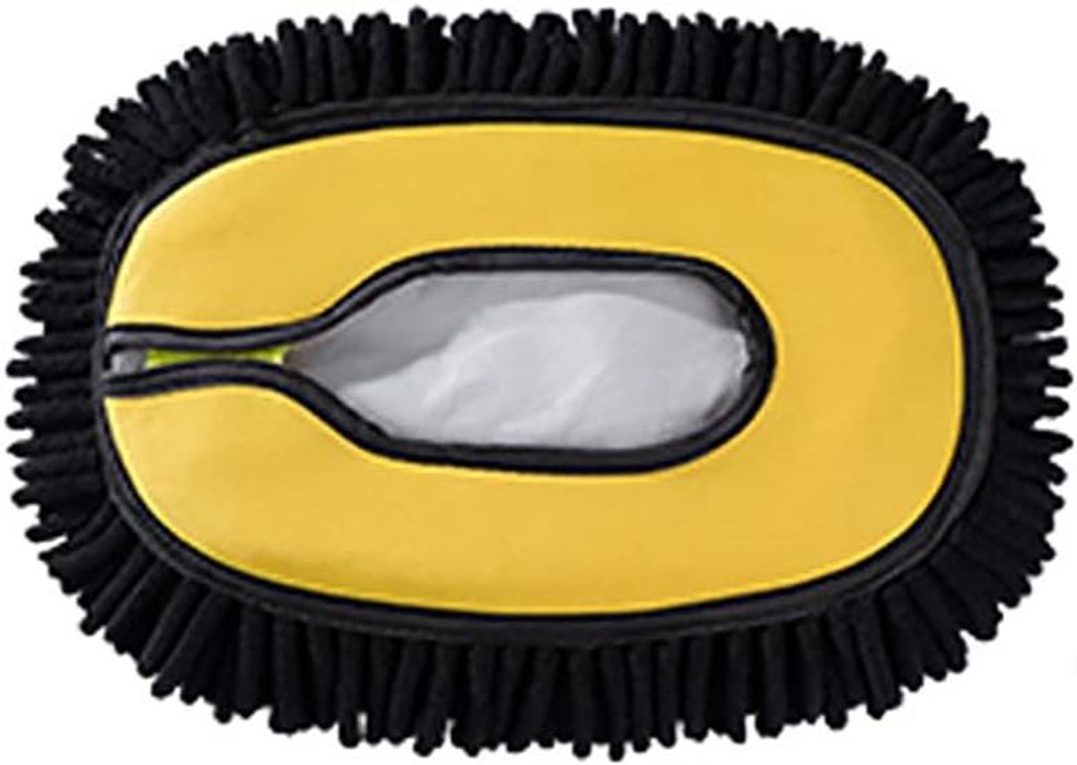 Autowasborstel - Schoonmaaktool - Auto Reinigen - Gebogen Handvat - 102 cm - Grijs