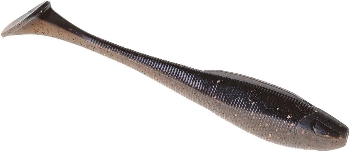 Rubberen Vis Kunstaas - Zacht Plastic Lokaas - Vissen Vangen - Belly Down Shape - 12 cm - Dark Goby