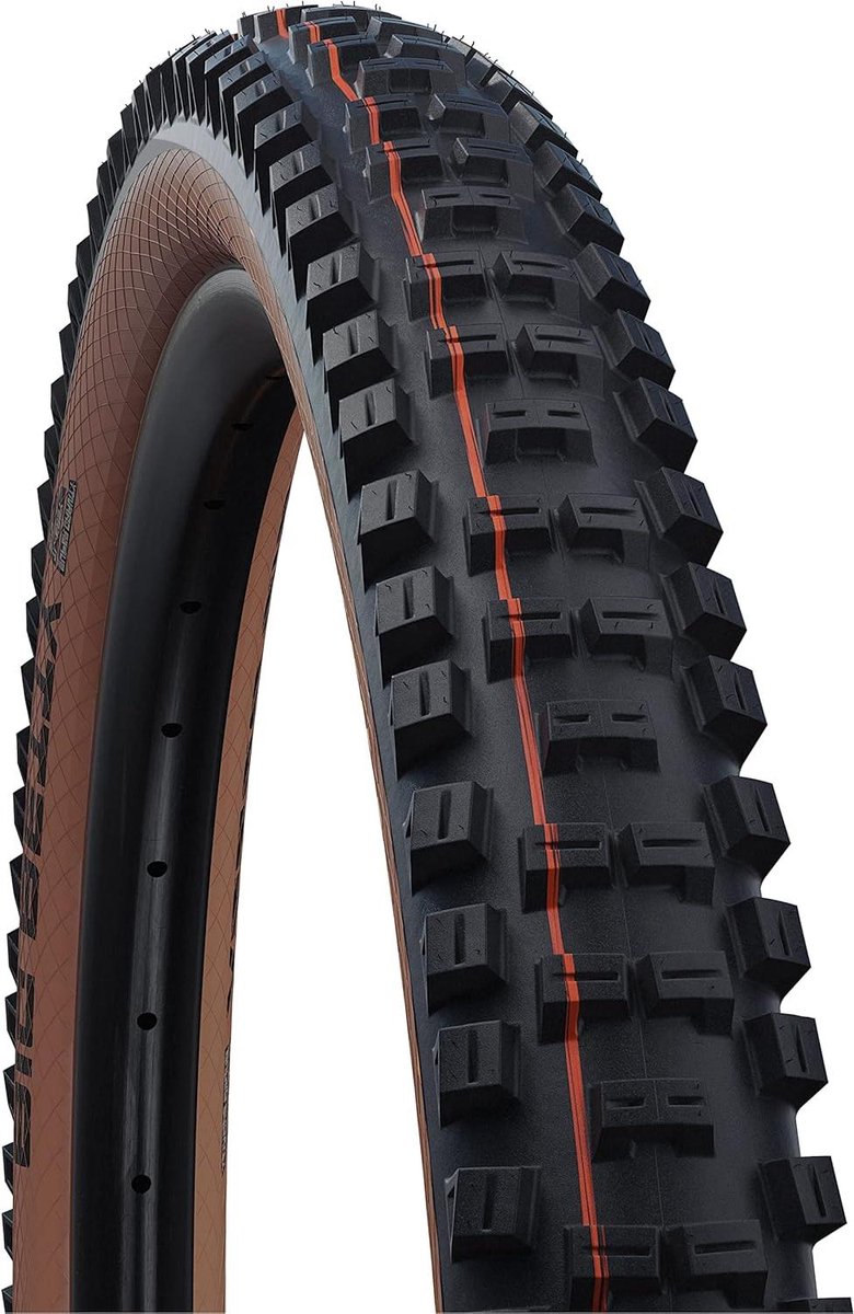 Mountainbike Band - Fietsband Achter - Offroad Rijden - Open Profiel - 62-584 - Zwart Brons