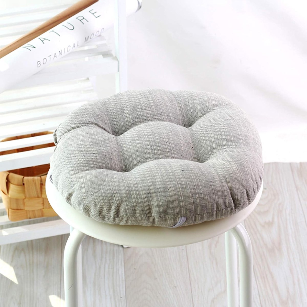 zitkussen, stoelkussens/zitkussen/meditatiekussen eetkamerstoelen zitkussen/yoga tatami vloerkussen kussens voor woonkamer slaapkamer bank-grijs. 45 cm