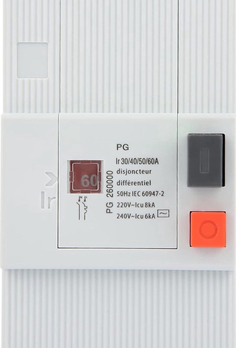 Stroomonderbreker 2P 30/60a 50Hz-60Hz voor Solar PV Systeem - DC