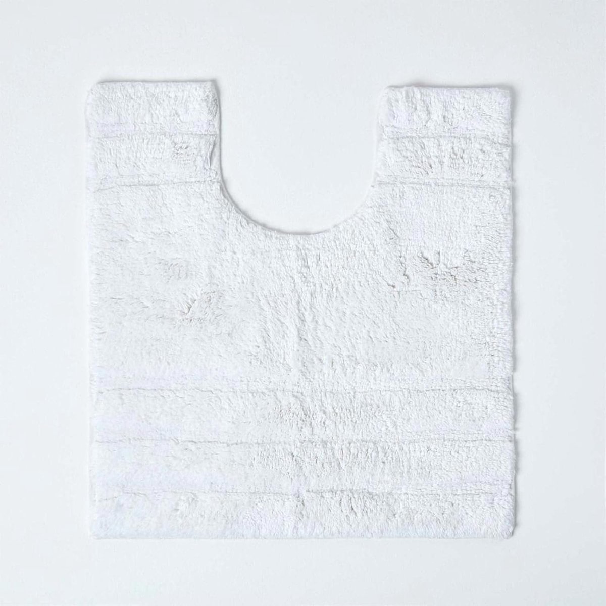 Spa Supreme Luxe voetstukmat, wit, zeer zwaar 1800 g/m², superzacht pluche katoen, 50 x 55 cm, wasbaar thuis. Badmatten apart verkocht
