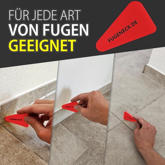 Voegentrekker Set - Kit Gevuld - Voegen Verwijderen - 3 Breedtes Inclusief - 3 Stuks - Rood — afbeelding 4