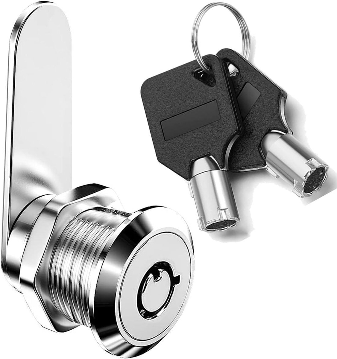 Buisnokslot - Kastslot - Kasten Beveiligen - Gelijksluitende Sleutels - 30 mm - Zilver