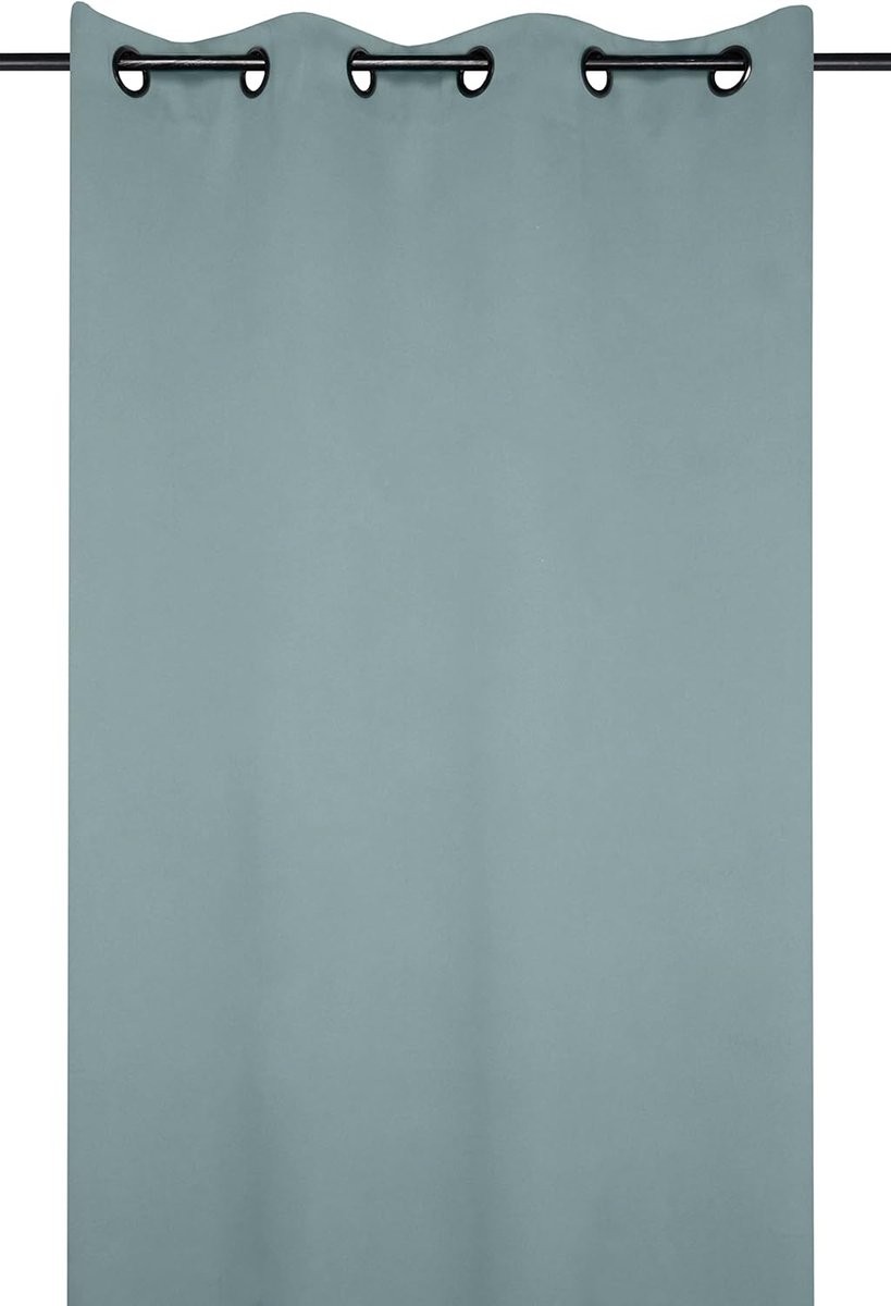 Casa Gordijn, model Notte, jade, 140 x 280 cm, 100% polyester