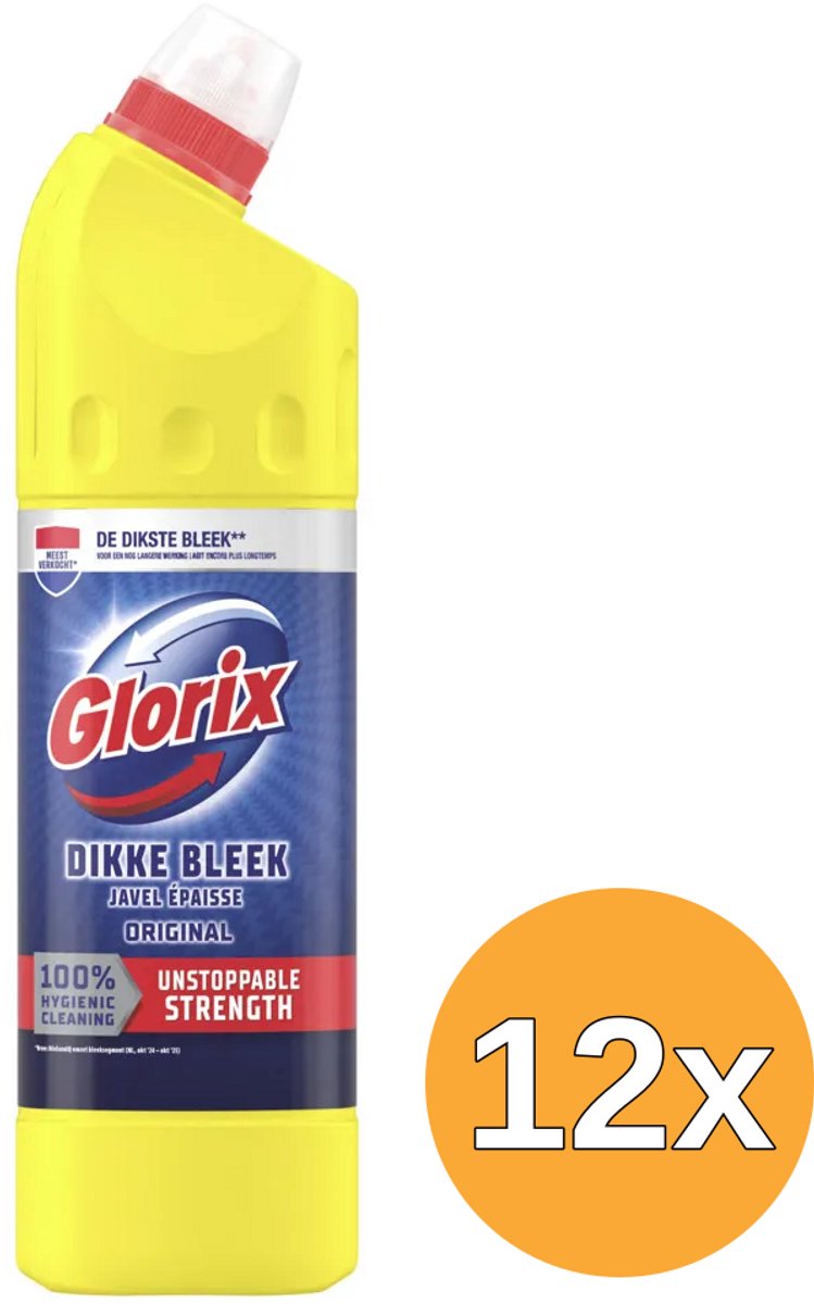 12x Glorix Bleek Original (1000 ml)