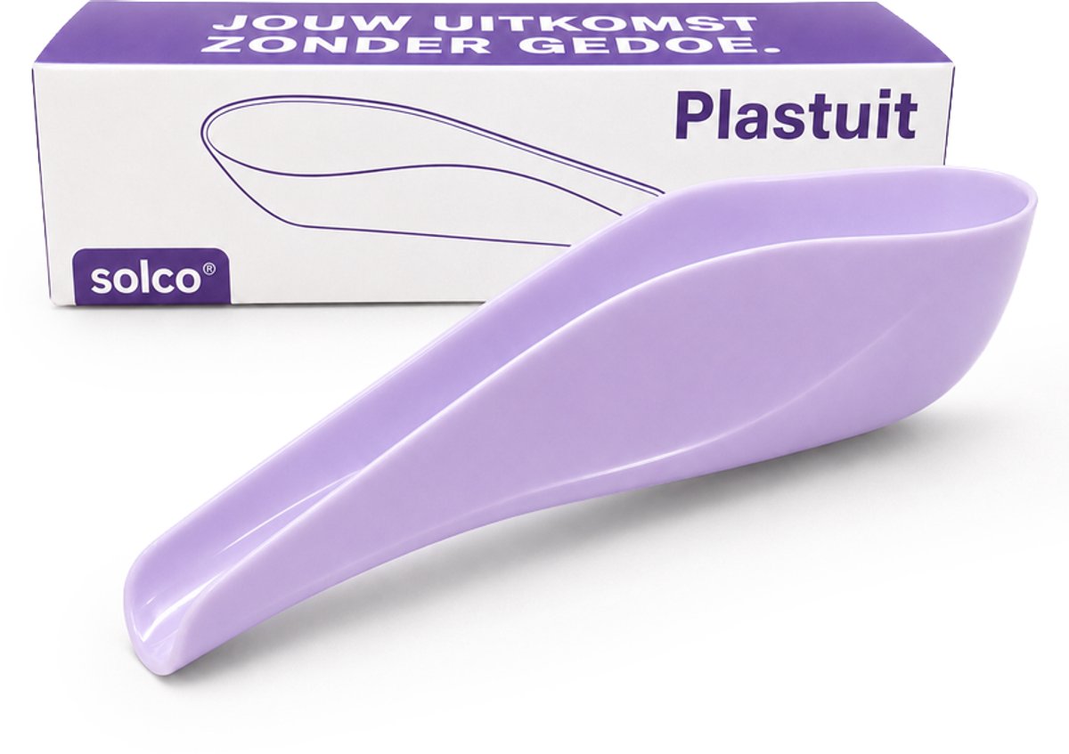 Herbruikbare Plastuit voor Vrouwen Lila Paars met Opbergzakje - Plastuitje - Vrouwen Urinoir - Urinaal - Hard plastic