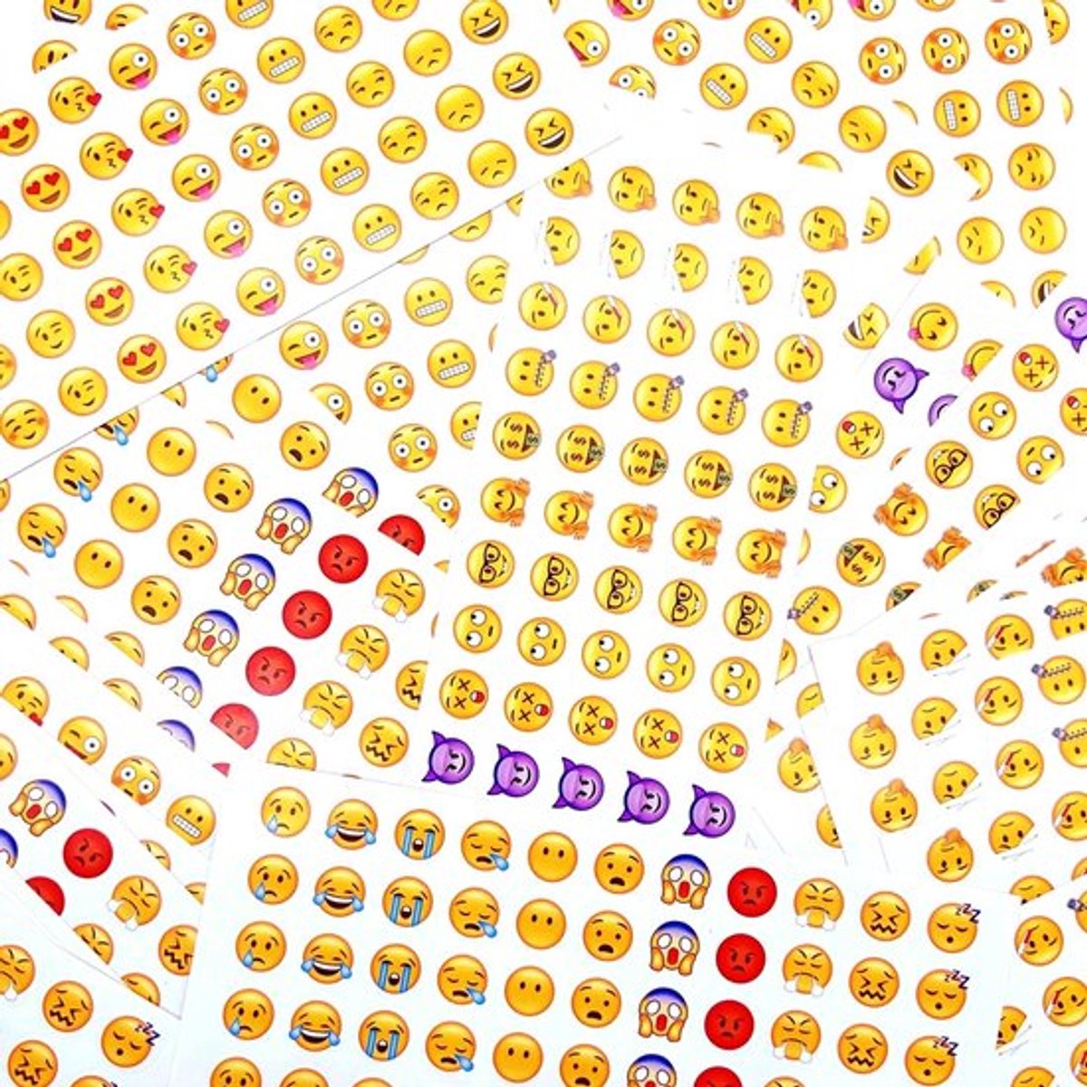Store_8 - Emoticon Stickers - Glimlach Stickers - Voor Decoratie