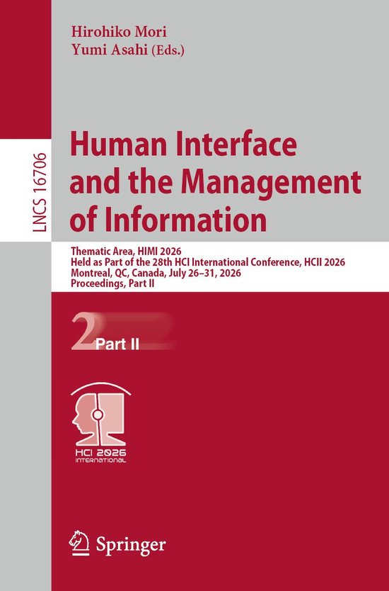Springer Nature Proceedings Computer Science 2 - Human Inter ... - cover