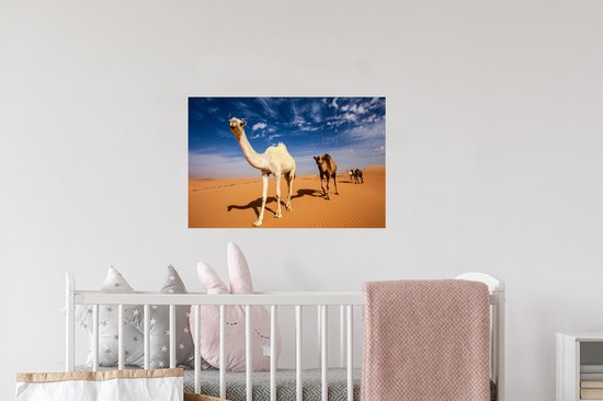 Stickers muraux - Film autocollant - Chameau à Dahnaa - 60x40 cm - Film adhésif - Stickers muraux chambre enfant - Papier peint autocollant - Papier peint autocollant - Film autocollant