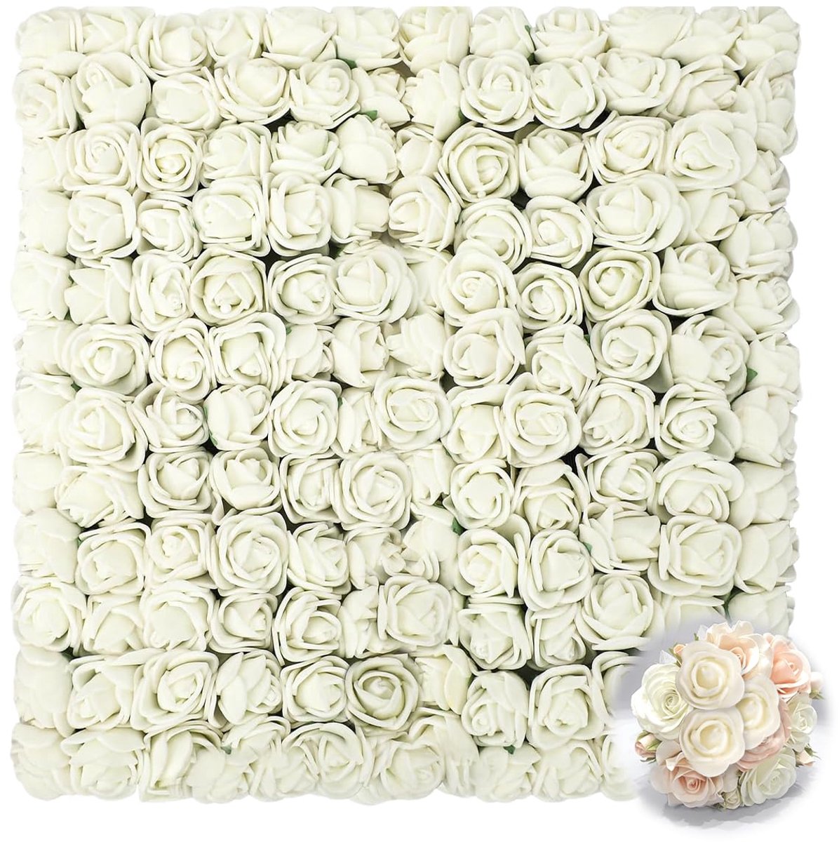 Kunstbloemen Om Te Knutselen, 2.5 CM, voor Doe-Het-Zelf | Kunstbloemen Om Te Knutselen, voor Valentijnsdag Bruiloft Feest Festival, Haarspelden, Hoofdbanden, Decoratie, Accessoires
