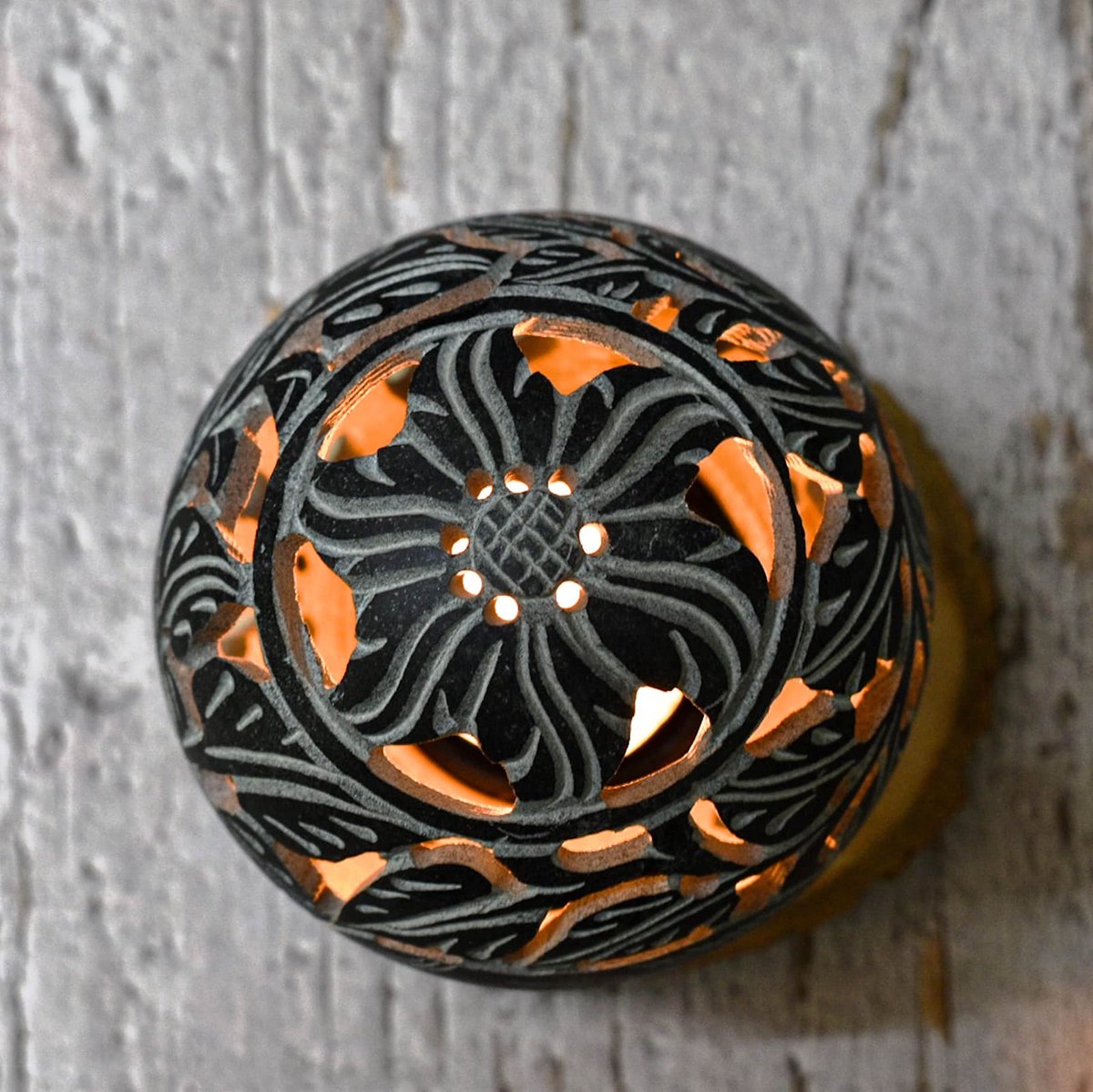 Kaarshouder Soapstone/Cadeau voor Loved Ones/Home/Office Decor/Handgemaakt Cadeau (Design 8)