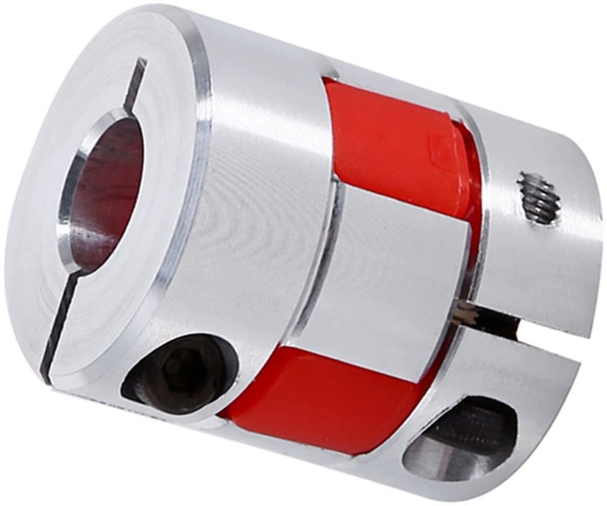 Dailygoods- Pruimenaskoppeling Flexibel - Aluminium - Hoge Sterkte - Stappenmotor/Servomotor - Encoder - Schokabsorptie - 8 mm x 10 mm - Askoppeling