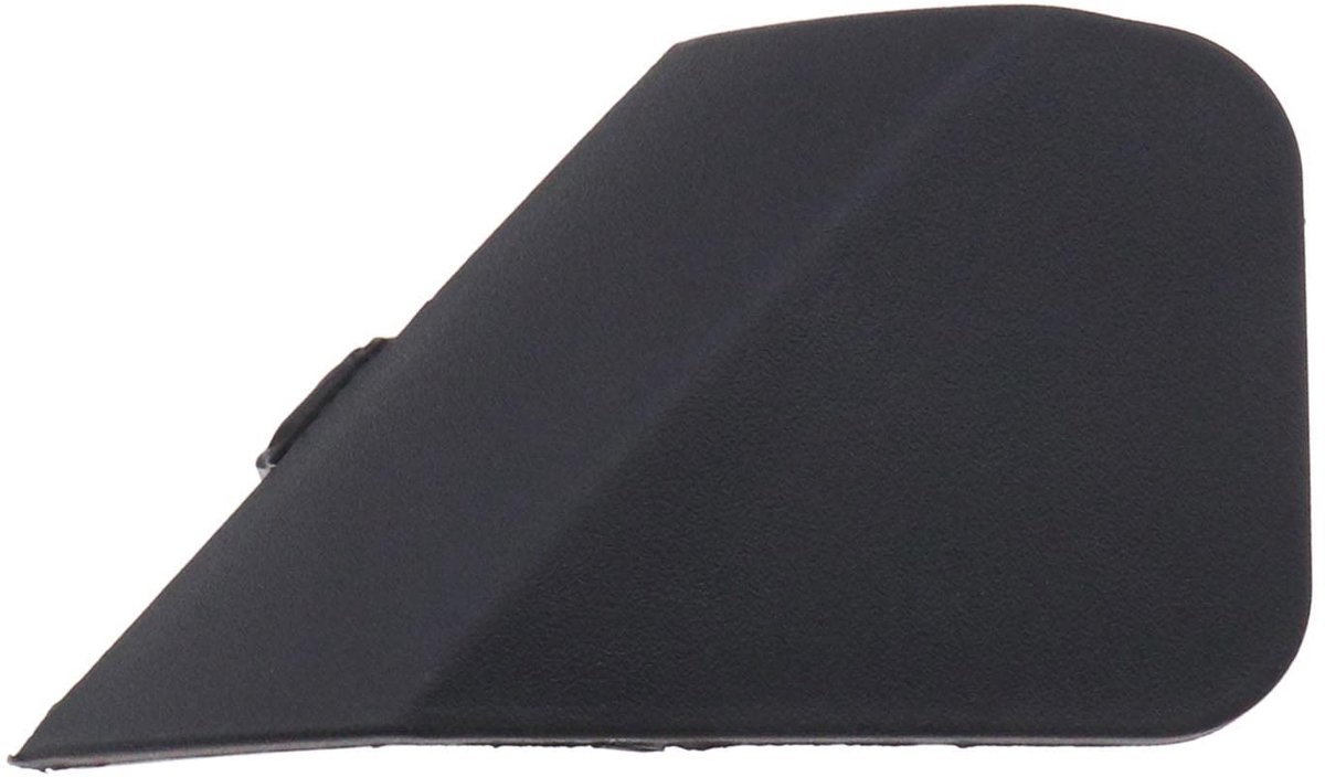 Dailygoods- Voorbumper Vervangingsset 2 Stuks - Oogkap - Sleephaak - Zwart Plastic - Compatibel met Ford Fiesta 2008-2012 - MPN 1532222 - Bumperkap
