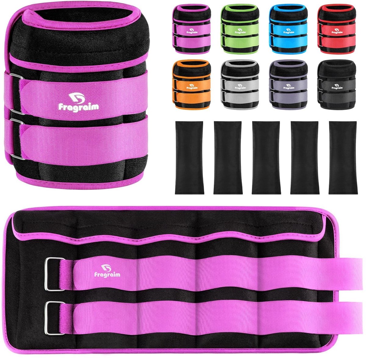 Dailygoods- Enkelgewichten Verstelbaar - 1-10 kg - Paar - Polsgewichten - Weerstandstraining - Fysiotherapie - Verbeterde prestaties - Gewichtsvesten