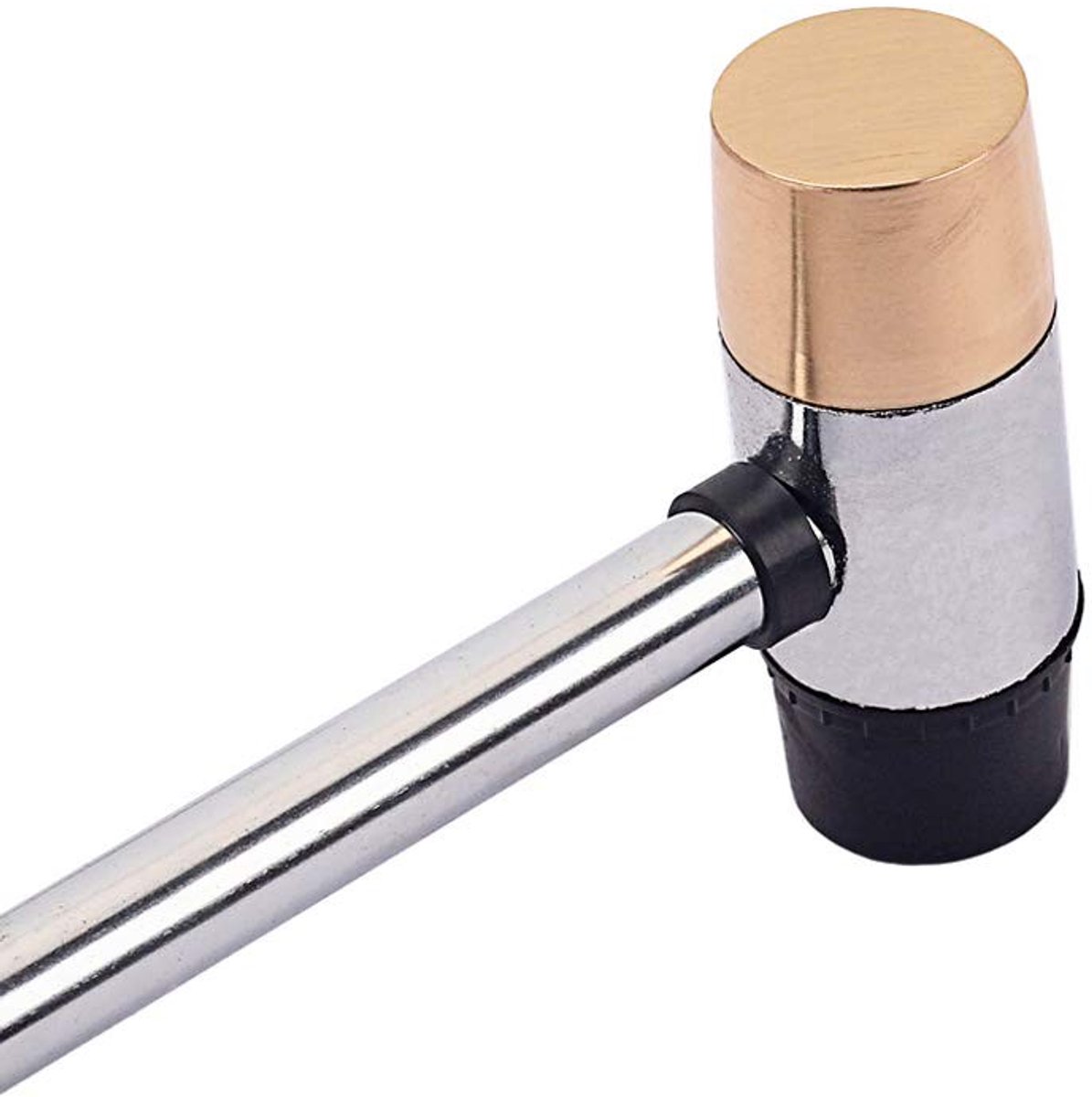 Dailygoods- Fret Hamer Rubberen Dubbele Kop - Multifunctioneel Gereedschap - Antislip Handgreep - Duurzaam Ontwerp - 26 mm Diameter - 378 g Gewicht - Gitaarhamer