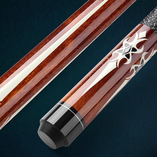 Biljartkeu - Poolstick - Biljart Spelen - Canadees Esdoornhout - 58 Inch - Bruin — afbeelding 5