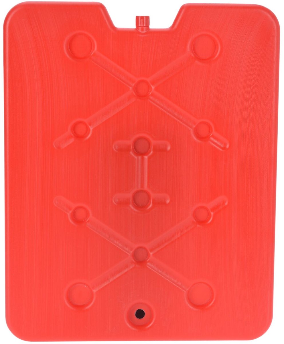 Excellent Houseware Koelelement Ice Pack - rood - plat - polyethyleen - 900 gram - 32 x 25 x 1 cm - schijf