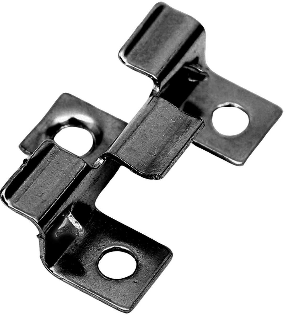 Dailygoods- Terrasclips 100 Stuks - Roestvrij Staal - U-vormige Bevestigingsclips - Voor WPC-terrasplanken - Voor Bamboehouten Vloeren - Veelzijdige Toepassingen