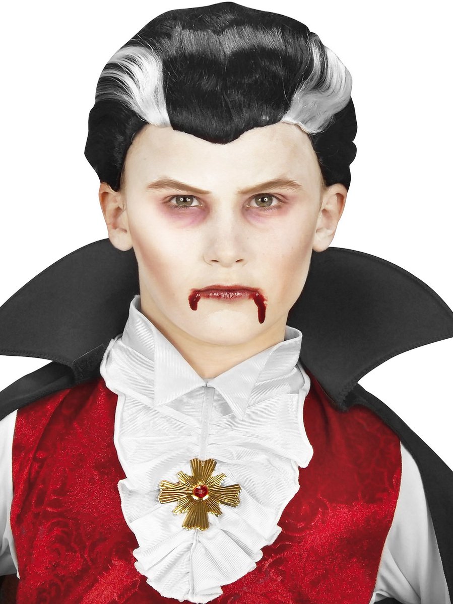 Vampier pruik kind Dracula