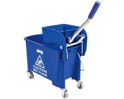 Jantex rolemmer en wringer blauw 20ltr