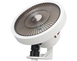 Mini-wandventilator met afstandsbediening - Drie windsnelheden - Oscillatiefunctie - USB-opladen