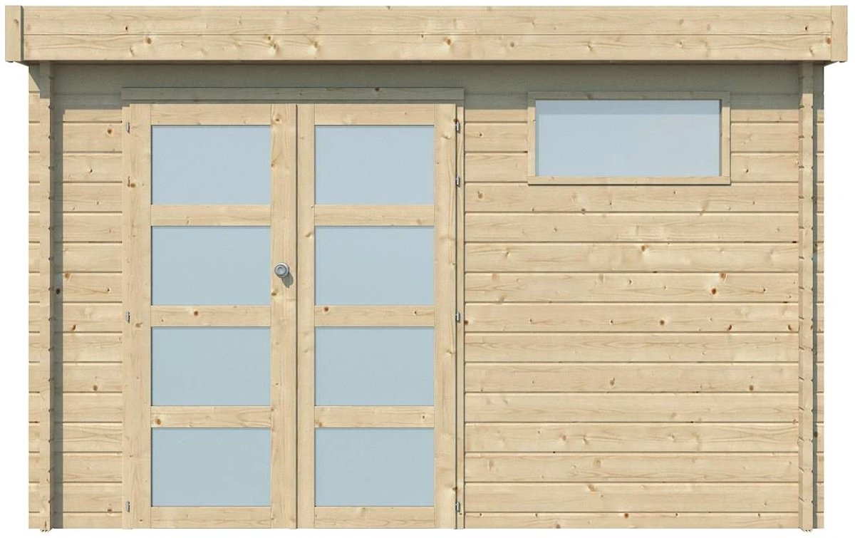 Woodlands Blokhut Modern met Dakisolatie 355 x 295 cm