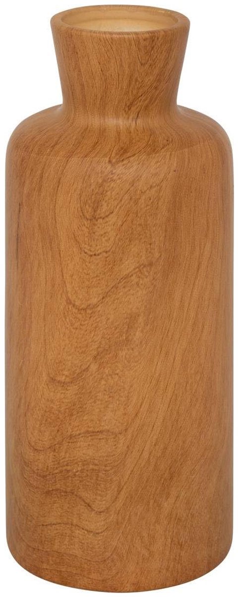 Vaas SOA, hoogte 30 cm, keramiek in houtlook